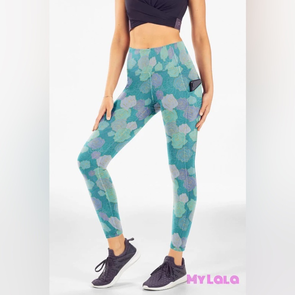 NWT | My Lala Leggings in Perfection W/ Pockets | Yoga Band Premium | Curvy 0029